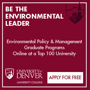 Denver University Environmental Policy & Management Graduate Programs