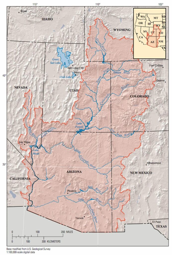 The Colorado River Basin, by the numbers – On Land