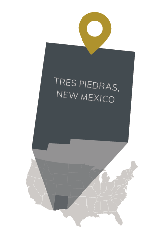 Tres Piedras, New Mexico.